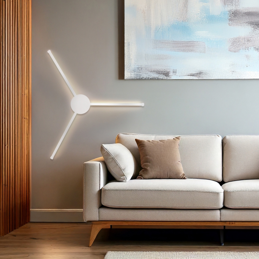 Brilagi - Светодиодный настенный светильник LUGO TRE LED/14W/230V белый