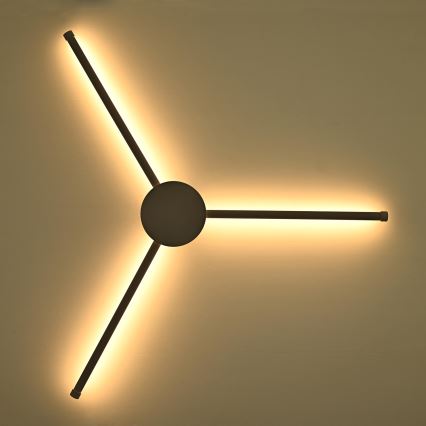 Brilagi - Светодиодный настенный светильник LUGO TRE LED/14W/230V черный