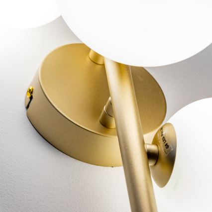 Brilagi - Светодиодный настенный светильник MILLA 3xG9/3W/230V золотистый/белый