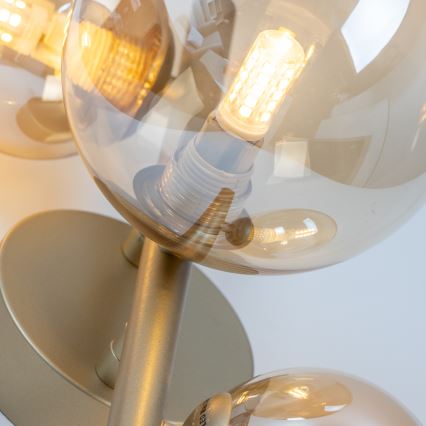 Brilagi - Светодиодный настенный светильник MILLA 3xG9/3W/230V золотистый