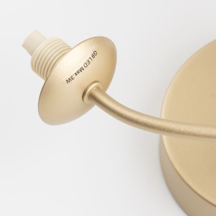 Brilagi - Светодиодный настенный светильник MISTEL 3xG9/3W/230V золотистый/белый