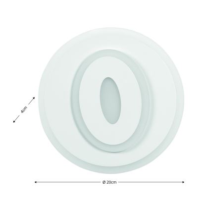 Brilagi - Светодиодный настенный светильник MODERN MINI LED/26W/230V 3000/4000/6000K