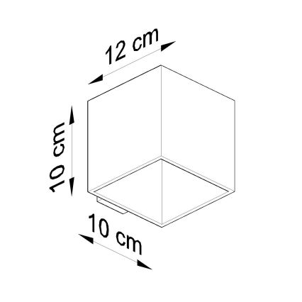 Brilagi -  Светодиодный настенный точечный светильник MURO 1xG9/3,5W/230V бетон