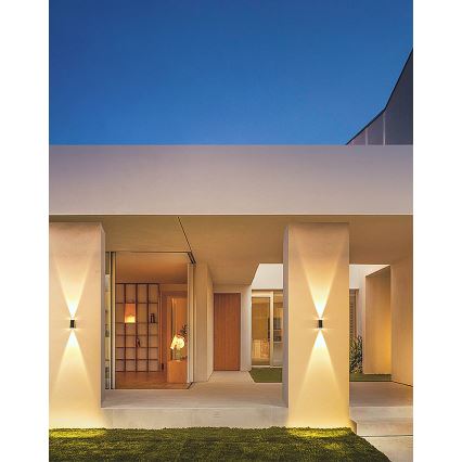 Brilagi - Светодиодный настенный светильник на солнечной батарее PYRAMID LED/2W/3,2V 1300 mAh IP54