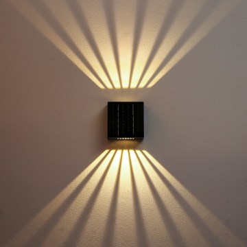 Brilagi - Светодиодный настенный светильник на солнечной батарее BLOCK LED/2W/3,7V IP44