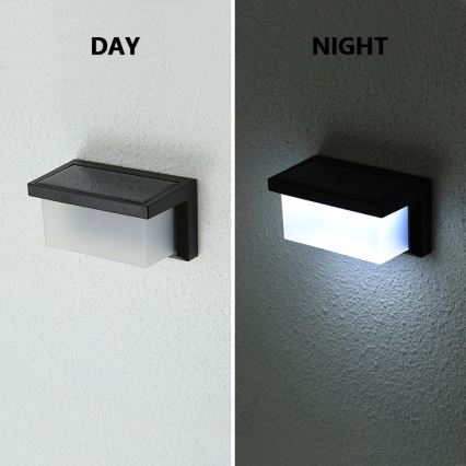 Brilagi - Светодиодный настенный светильник на солнечной батарее с датчиком BRICK LED/12W/5,5V 1200 mAh IP65