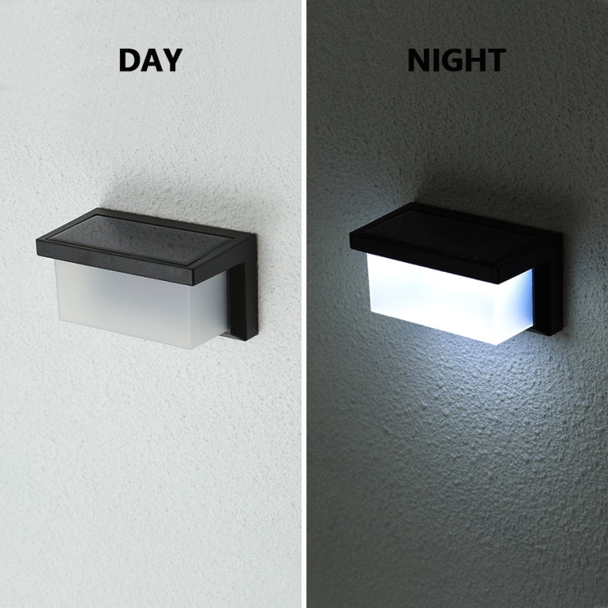 Brilagi - Светодиодный настенный светильник на солнечной батарее с датчиком BRICK LED/12W/5,5V 1200 mAh IP65