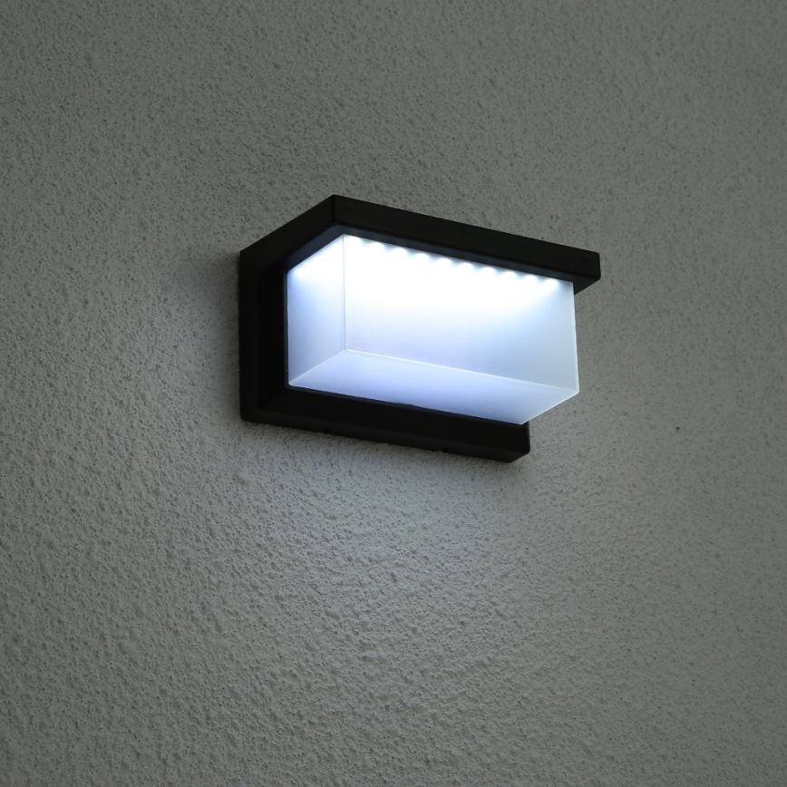 Brilagi - Светодиодный настенный светильник на солнечной батарее с датчиком BRICK LED/12W/5,5V 1200 mAh IP65