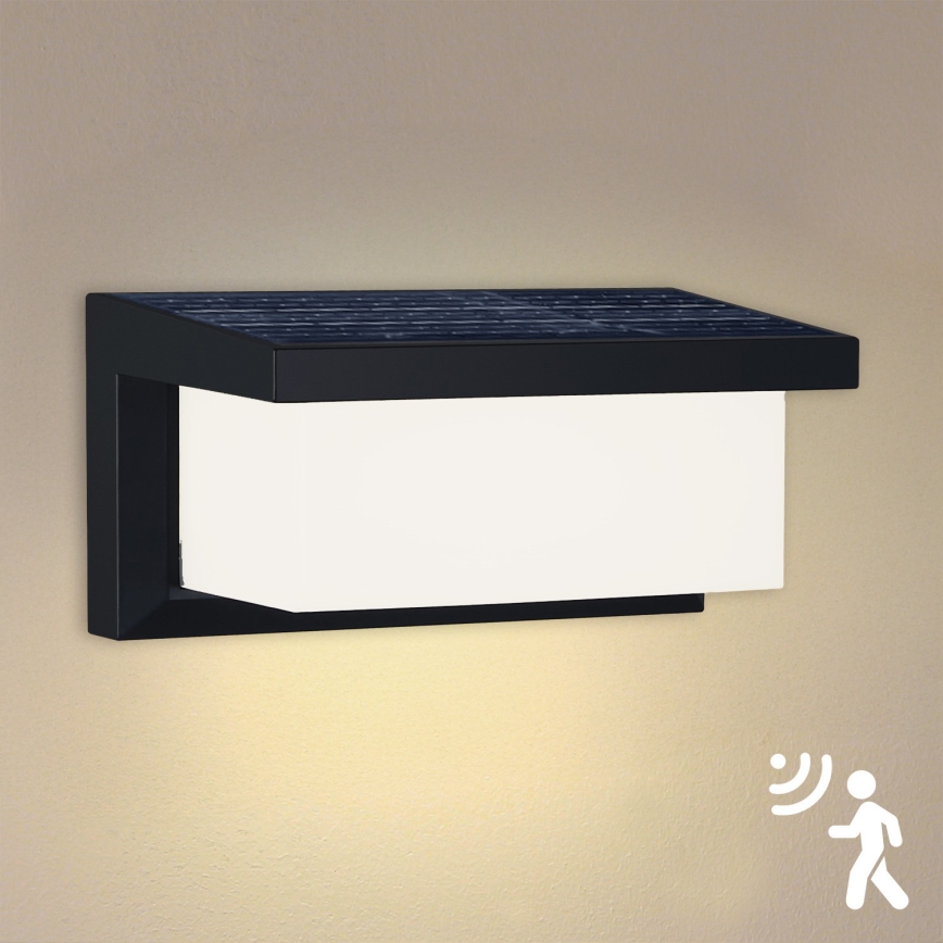 Brilagi - Светодиодный настенный светильник на солнечной батарее с датчиком BRICKY LED/5W/6V 4000 mAh IP65