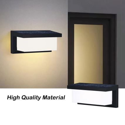 Brilagi - Светодиодный настенный светильник на солнечной батарее с датчиком BRICKY LED/5W/6V 4000 mAh IP65