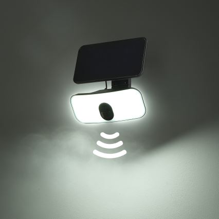 Brilagi - Светодиодный настенный светильник на солнечной батарее с датчиком ROOF LED/13W/5V 4000 mAh IP65