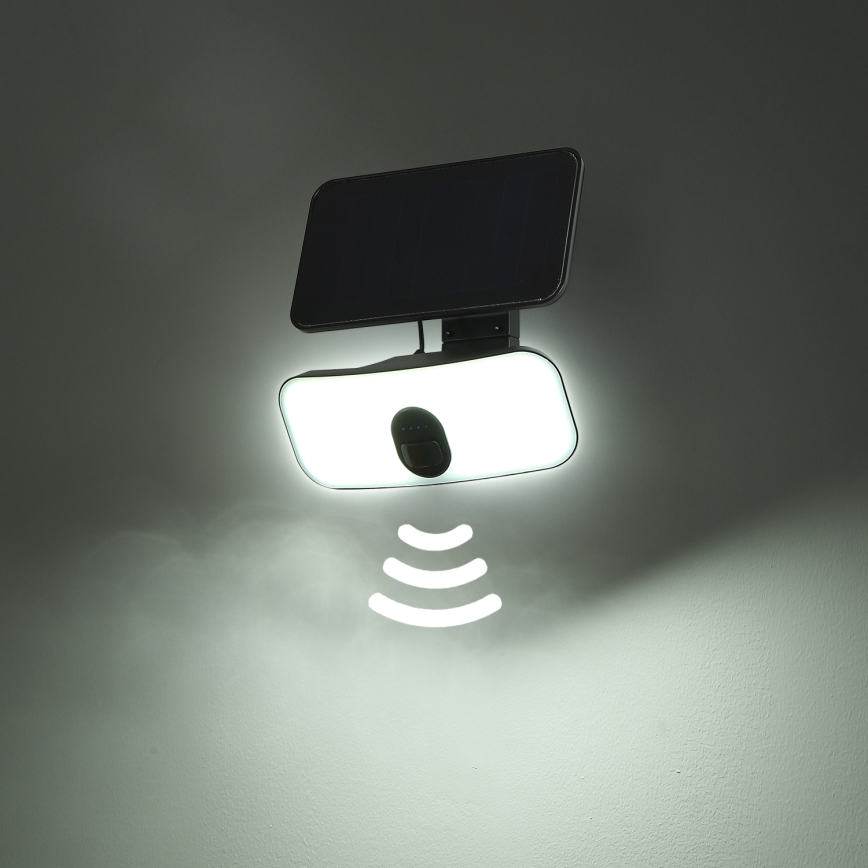 Brilagi - Светодиодный настенный светильник на солнечной батарее с датчиком ROOF LED/13W/5V 4000 mAh IP65