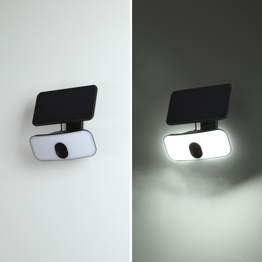 Brilagi - Светодиодный настенный светильник на солнечной батарее с датчиком ROOF LED/13W/5V 4000 mAh IP65