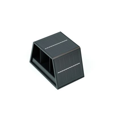 Brilagi - Светодиодный настенный светильник на солнечной батарее с датчиком SOLAR CUBE LED/2W/3,2V 1300 mAh IP54
