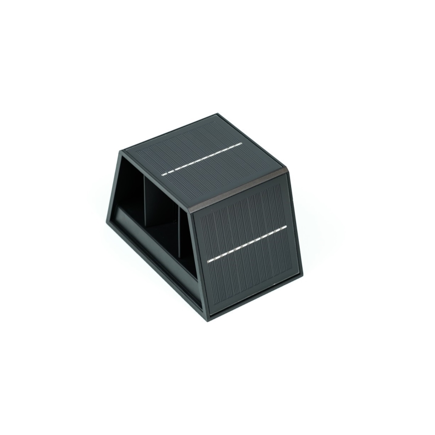 Brilagi - Светодиодный настенный светильник на солнечной батарее с датчиком SOLAR CUBE LED/2W/3,2V 1300 mAh IP54