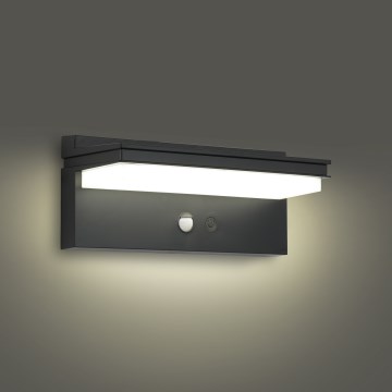 Brilagi - Светодиодный настенный светильник на солнечной батарее с датчиком SUN SENSE LED/10W/3,7V 4000 mAh IP44
