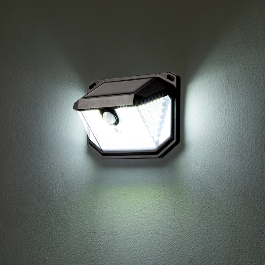 Brilagi - Светодиодный настенный светильник на солнечной батарее с датчиком WALLIE LED/4W/5,5V 1200mAh 6500K IP65