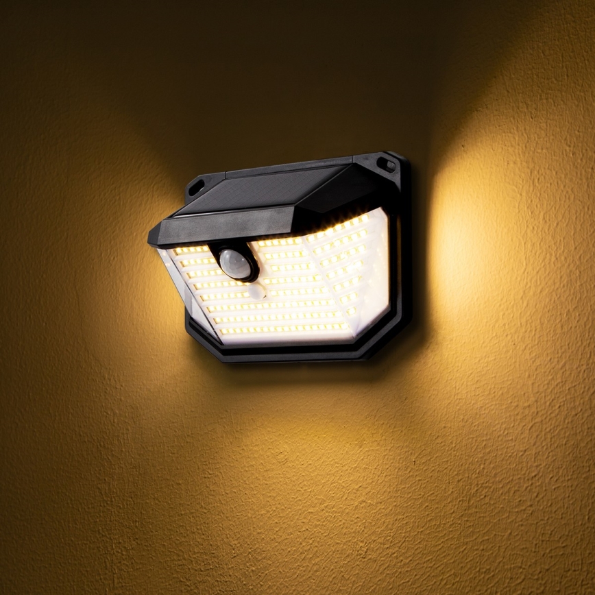 Brilagi - Светодиодный настенный светильник на солнечной батарее с датчиком WALLIE LED/4W/5,5V 1200 mAh 3000K IP65
