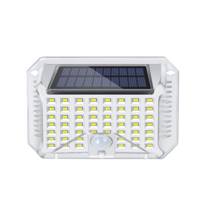 Brilagi - Светодиодный настенный светильник на солнечной батарее с датчиком WALLIE LED/4W/5,5V 1200 mAh 6500K IP64 серебристый