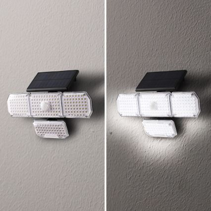 Brilagi - Светодиодный настенный светильник на солнечной батарее с датчиком WALLIE LED/5W/5,5V 2400 mAh IP65