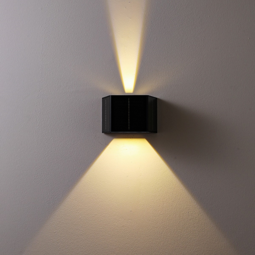 Brilagi - Светодиодный настенный светильник на солнечной батарее SOLAR CUBE LED/2W/3,2V 1300 mAh IP54