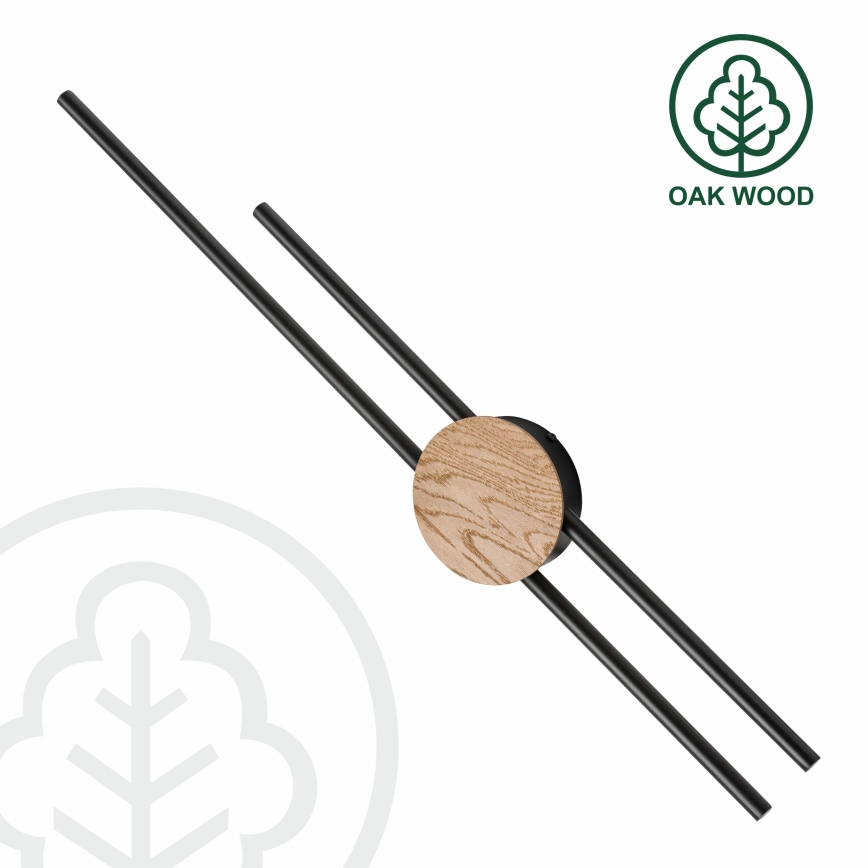 Brilagi - Светодиодный настенный светильник WOODY COLLINE LED/15W/230V 80 см дуб