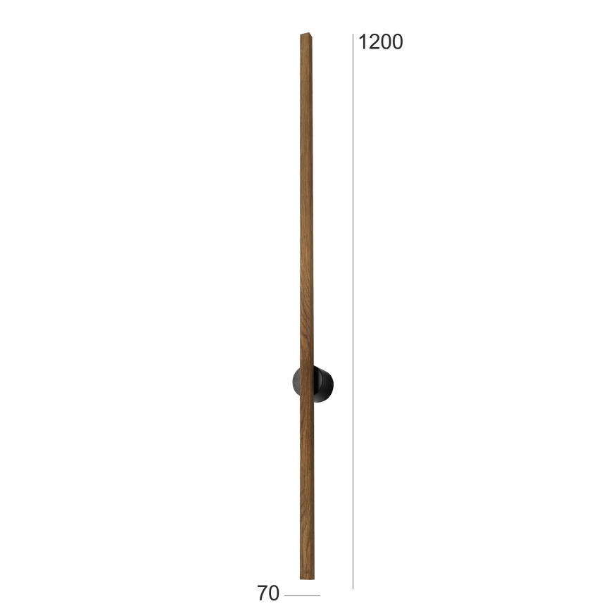 Brilagi - Светодиодный настенный светильник WOODY LINE LED/12W/230V 120 см дуб