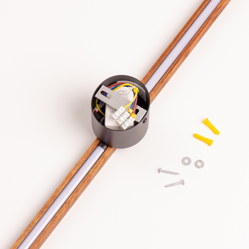 Brilagi - Светодиодный настенный светильник WOODY LINE LED/12W/230V 120 см дуб вишня