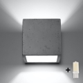 Brilagi -  Светодиодный настенный точечный светильник MURO 1xG9/3,5W/230V бетон