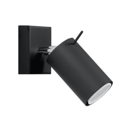 Brilagi -  Светодиодный настенный точечный светильник ASMUS 1xGU10/7W/230V черный