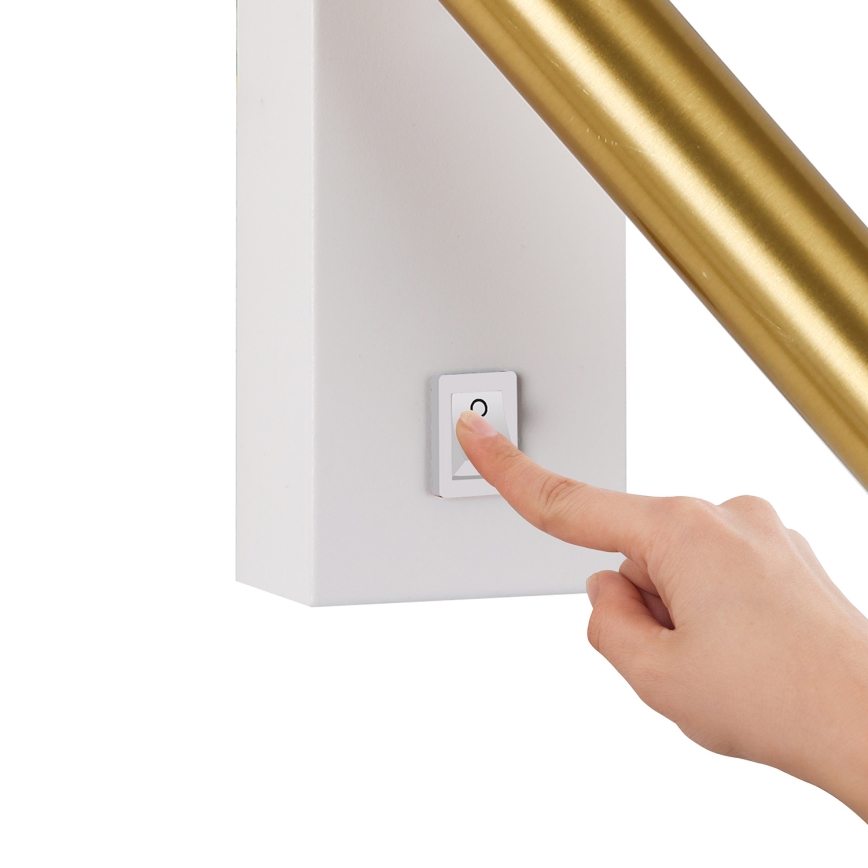 Brilagi - Светодиодный настенный точечный светильник MAYA LED/3W/230V 4000K белый/золотистый
