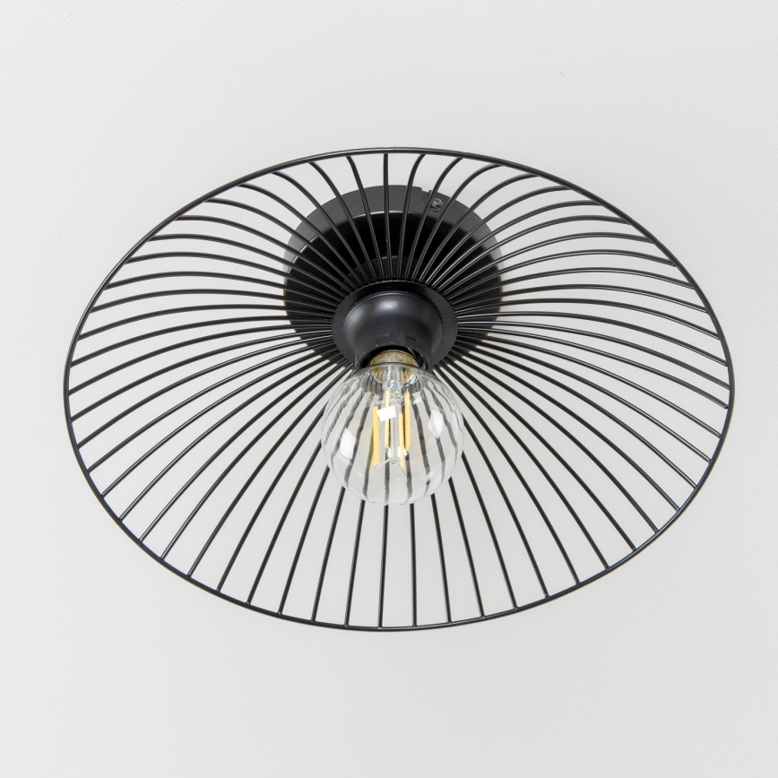 Brilagi - Светодиодный накладной потолочный светильник CERIA WIRE 1xE27/40W/230V, диаметр 26 см, черный