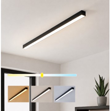 Brilagi - светодиодный потолочный накладной светильник FULLDAY LED/30/40/50W/230V 2700/4000/6000K 150 см черный