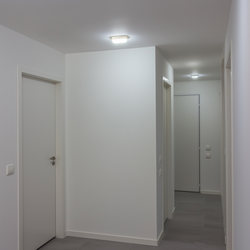 Brilagi - Светодиодный потолочный промышленный светильник SIMA LED/12W/230V IP65 белый