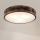 Brilagi - светодиодный потолочный светильник CARVALHO SMOKEY LED/36 Вт/230 В дуб Ø 47,5 см