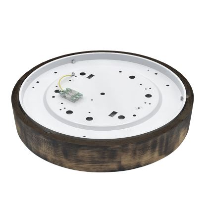 Brilagi - светодиодный потолочный светильник CARVALHO SMOKEY LED/36 Вт/230 В дуб Ø 47,5 см