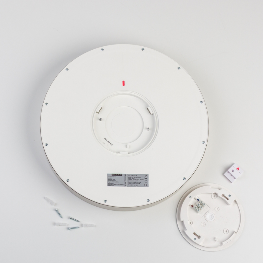 BRILAGI - Потолочный светильник для ванной комнаты POOL LED/36W/230V 3000/4000/5500K Ø 40 см IP54 матовый хром