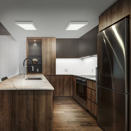 Brilagi - Светодиодный потолочный светильник для ванной комнаты FRAME LED/50W/230V 120x30 см IP44 белый