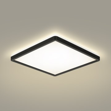 Brilagi - Светодиодный потолочный светильник для ванной комнаты ULTRA SLIM LED/24W/230V 42x42 см черный IP54