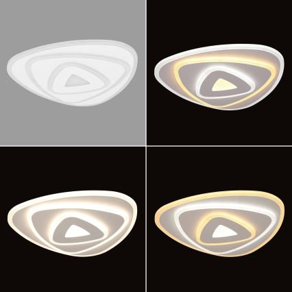 Brilagi - Светодиодный потолочный светильник с регулированием яркости MODERN MINI LED/45W/230V 3000/4000/6000K 30x30 см + дистанционное управление