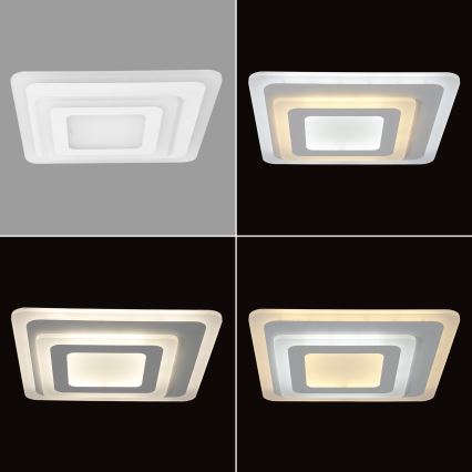 Brilagi - Светодиодный потолочный светильник с регулированием яркости MODERN MINI LED/65W/230V 3000/4000/6000K 37x37 см + дистанционное управление