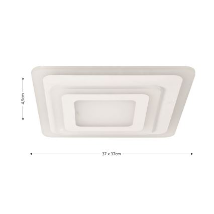 Brilagi - Светодиодный потолочный светильник с регулированием яркости MODERN MINI LED/65W/230V 3000/4000/6000K 37x37 см + дистанционное управление