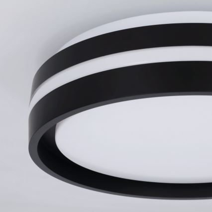 Brilagi - Светодиодный потолочный светильник NAOMI LED/24W/230V диам. 28,5 см, чёрный