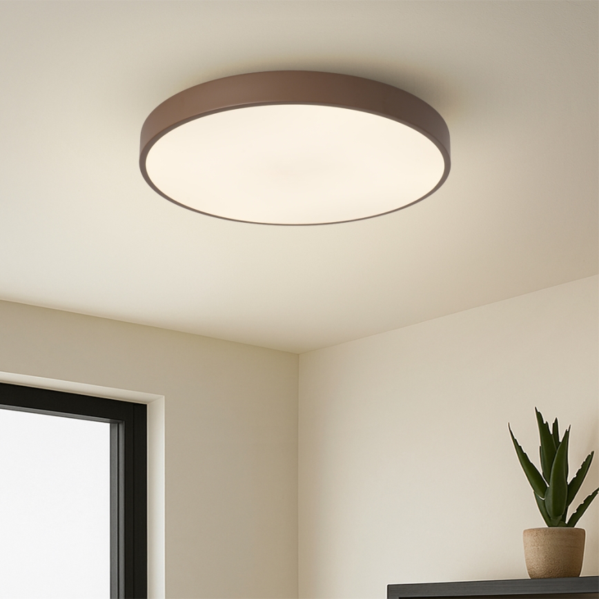 Brilagi - LED потолочный светильник POOL LED/48 Вт/230 В 3000/4000/6000 К Ø 40 см коричневый