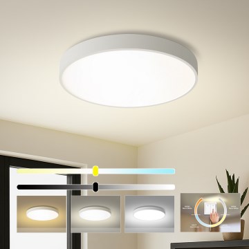 Brilagi - светодиодный потолочный светильник POOL LED/60 Вт/230 В 3000/4000/6000 К Ø 60 см белый