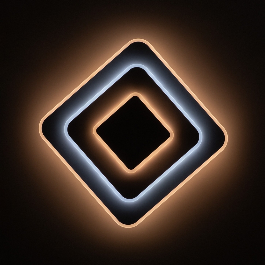 Brilagi - Светодиодный потолочный светильник с регулированием яркости MODERN LED/72W/230V 2700-6500K 46,6x46,6 см + дистанционное управление