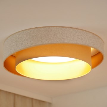 Brilagi - Светодиодный потолочный светильник с регулированием яркости VEGAS SHINE LED/24W/230V диаметр 60 см 3000/4000/6500K кремовый/бежевый + дистанционное управление