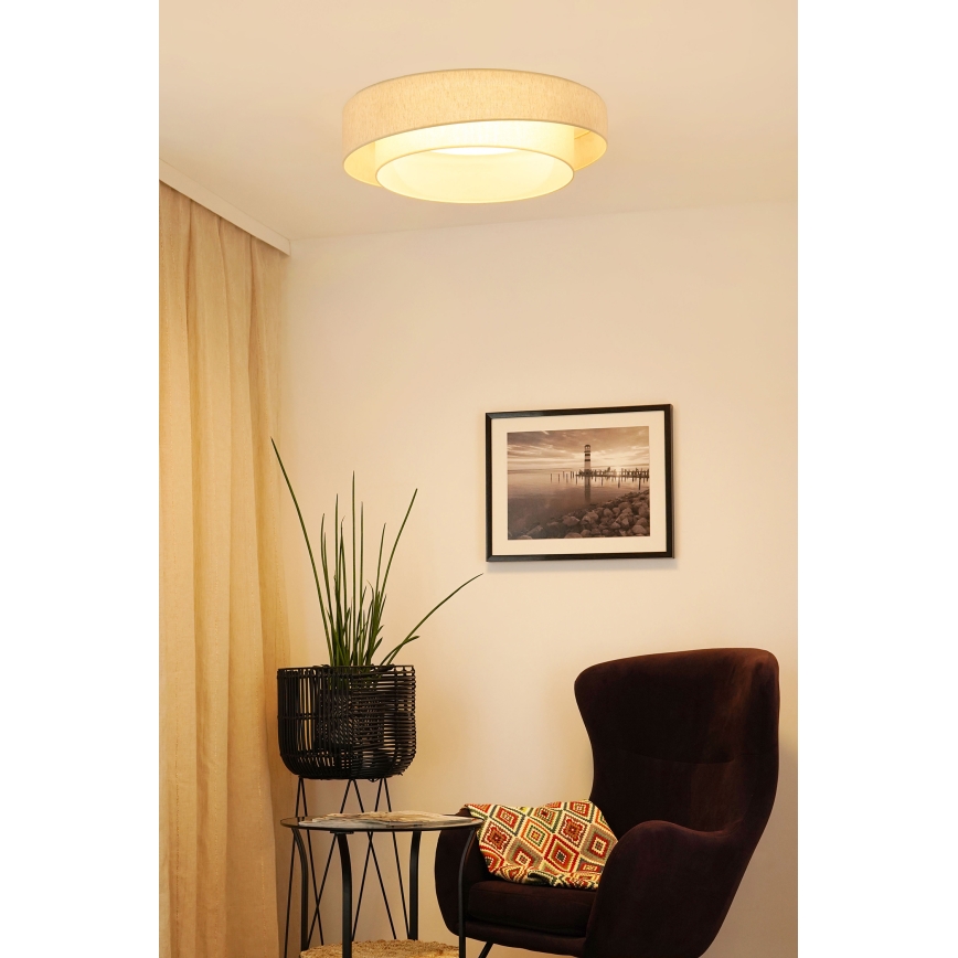 Brilagi - Светодиодный потолочный светильник SHINE LED/26W/230V диаметр 60 см кремовый