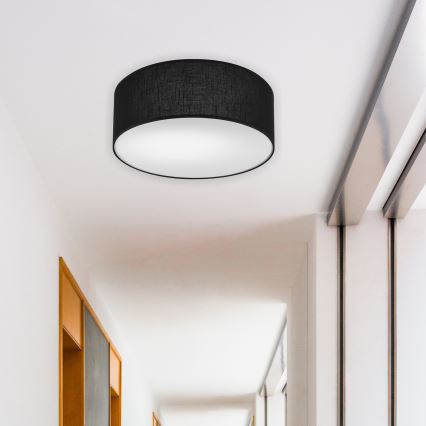 Brilagi - Светодиодный потолочный светильник SIRIJA LED/12W/230V диаметр 35 см черный