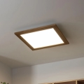 Brilagi - Светодиодный потолочный светильник SLIMFRAME WOOD LED/36W/230V 49,5x49,5 см коричневый